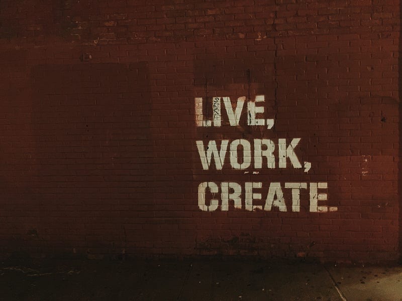 In the name of work