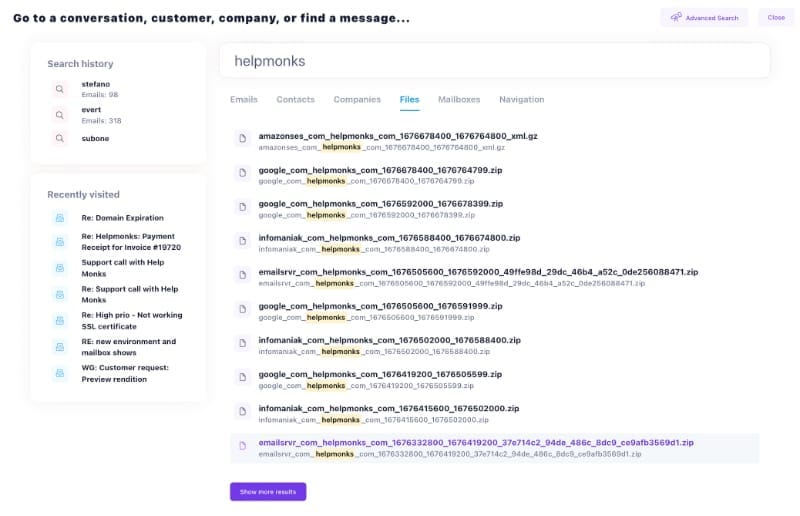 Helpmonks - find everything fast