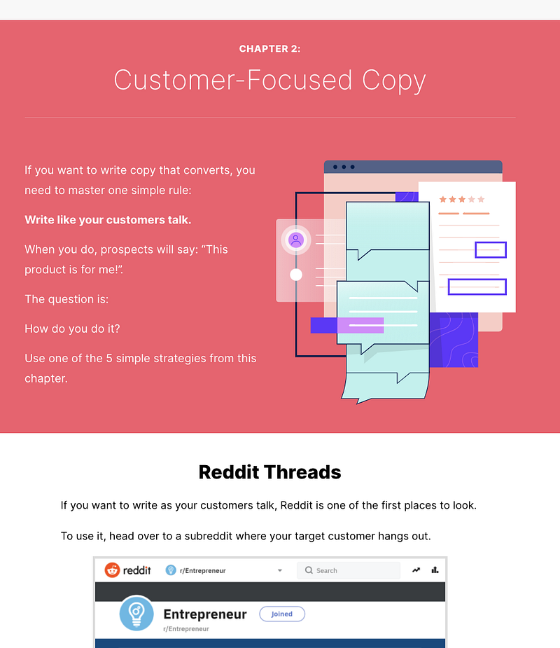 Example of engaging blog post