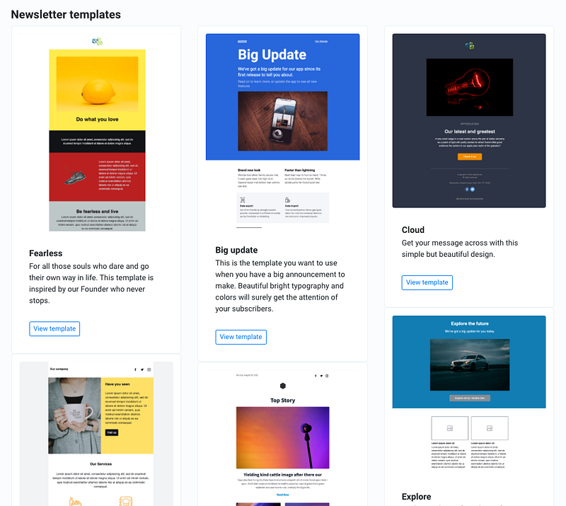 Helpmonks email templates